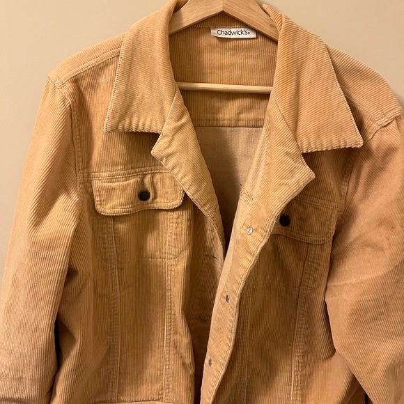 “Chadwick’s” Corduroy Tan Blazer 🤎 Size Small-Medium - Picture 6 of 6
